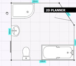 2D Watershed Bathrooms planificador