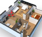 Planificador Roomle en 3D